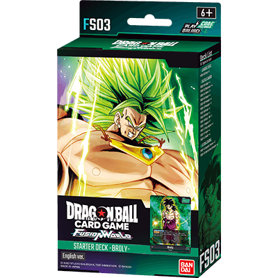 DB FUSION WORLD - STARTER DECK -BROLY- [FS03]