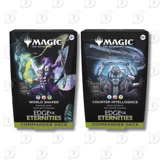 Magic: The Gathering - Edge of Eternities - Display de 2 Commander Decks - PREVENTA PAGO COMPLETO